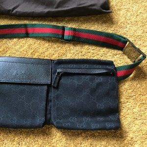 Gucci Vintage Belt Bag - Black